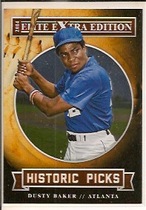 2014 Panini Elite Extra Edition Historic Picks #5 Dusty Baker