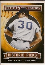2014 Panini Elite Extra Edition Historic Picks #7 Nolan Ryan