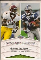 2007 Upper Deck College to Pros #NTN-BA Marion Barber