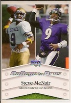 2007 Upper Deck College to Pros #NTN-MC Steve McNair