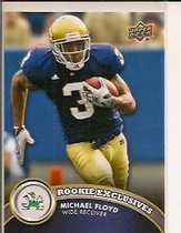 2012 Upper Deck Rookie Exclusives #REMF Michael Floyd
