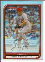2008 Bowman Chrome Refractors #112 John Lackey