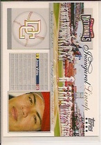 2005 Topps Update Washington Nationals Inaugural Lineup #NI-JV Jose Vidro