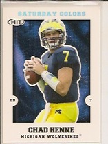 2008 SAGE HIT Low Series Saturday Colors #S-3 Chad Henne
