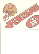 2008 Score Donruss Decals Tattoos #31 San Francisco 49ers