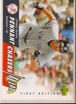 2007 Upper Deck First Edition Pennant Chasers #PC-DA Johnny Damon