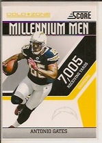 2011 Score Millennium Men Gold Zone #3 Antonio Gates