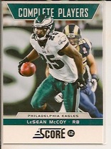 2012 Score Complete Players Glossy #2 Lesean Mccoy