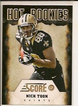 2012 Score Hot Rookies #21 Nick Toon