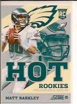 2013 Score Hot Rookies #2 Matt Barkley