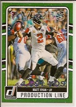 2016 Donruss Production Line Yardage #15 Matt Ryan