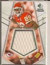 2008 SP Rookie Threads Rookie Super Swatch Green 99 #RSS-JC Jamaal Charles