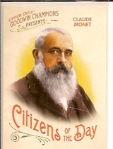 2009 Upper Deck Goodwin Champions Citizens of the Day #CD13 Claude Monet