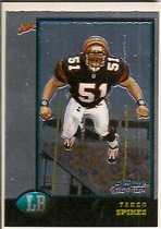 1998 Bowman Chrome #4 Takeo Spikes