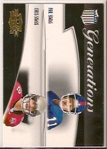 2006 Donruss Threads Generations Gold #G-2 Simms|Simms