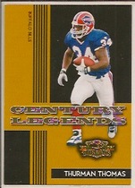 2006 Donruss Threads Century Legends Gold #CL-14 Thurman Thomas