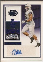 2016 Panini Contenders Draft Picks Blue Foil #237 Anthony Zettel