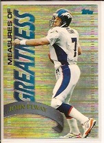 1998 Topps Measures of Greatness #MG1 John Elway