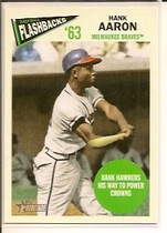 2012 Topps Heritage Baseball Flashbacks #BF-HA Hank Aaron