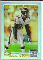 2001 Topps Chrome Refractors #75 Jermaine Lewis
