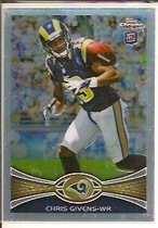 2012 Topps Chrome Refractors #142 Chris Givens