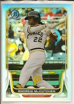2014 Bowman Chrome Refractor #91 Andrew Mccutchen