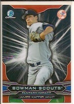 2015 Bowman Chrome Draft Scouts Fantasy Impact #BSI-JK James Kaprielian