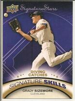 2009 Upper Deck Signature Stars Signature Skills #SS-1 Grady Sizemore