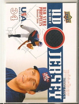 2009 Upper Deck Signature Stars USA Star Prospects Jerseys #21 Trevor Bauer