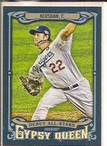 2014 Topps Gypsy Queen Debut All Stars #AS-CK Clayton Kershaw