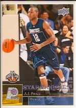 2009 Upper Deck Base Set #222 A.J. Price