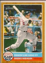 2011 Topps Heritage Baseball Flashbacks #BF-2 Brooks Robinson