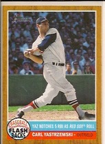 2011 Topps Heritage Baseball Flashbacks #BF-5 Carl Yastrzemski
