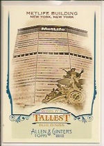 2012 Topps Allen and Ginter Worlds Tallest Buildings #WTB10 Metlife Building