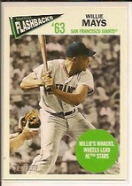 2012 Topps Heritage Baseball Flashbacks #BF-WM Willie Mays