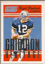 2015 Score Gridiron Heritage #2 Roger Staubach