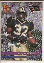 1992 Wild Card Stat Smashers #20 Vaughn Dunbar