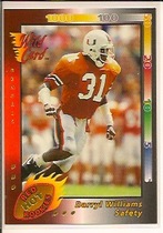 1992 Wild Card Red Hot Rookies Gold #1 Darryl Williams