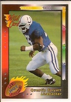 1992 Wild Card Red Hot Rookies Silver #14 Quentin Coryatt