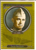 2007 Topps Distinguished Service #DS18 Omar Bradley