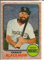2017 Topps Heritage Chrome #THC-433 Charlie Blackmon