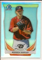 2014 Bowman Chrome Draft Top Prospects Refractor #CTP-17 Braden Shipley