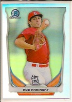 2014 Bowman Chrome Draft Top Prospects Refractor #CTP-52 Rob Kaminsky