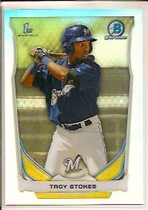 2014 Bowman Chrome Draft Refractor #CDP111 Troy Stokes
