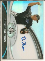 2011 Bowman Platinum Prospect Autograph Refractors #DJ Dickie Joe Thon