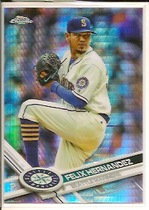 2017 Topps Chrome Prism Refractor #20 Felix Hernandez