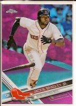 2017 Topps Chrome Pink Refractor #64 Jackie Bradley Jr.