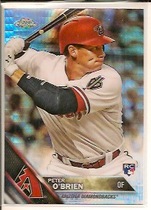 2016 Topps Chrome Prism Refractor #199 Peter Obrien