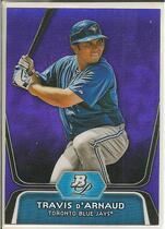 2012 Bowman Platinum Prospects Purple Refractors #BPP9 Travis d'Arnaud