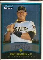 2011 Bowman Chrome Throwbacks #BCT1 Tony Sanchez